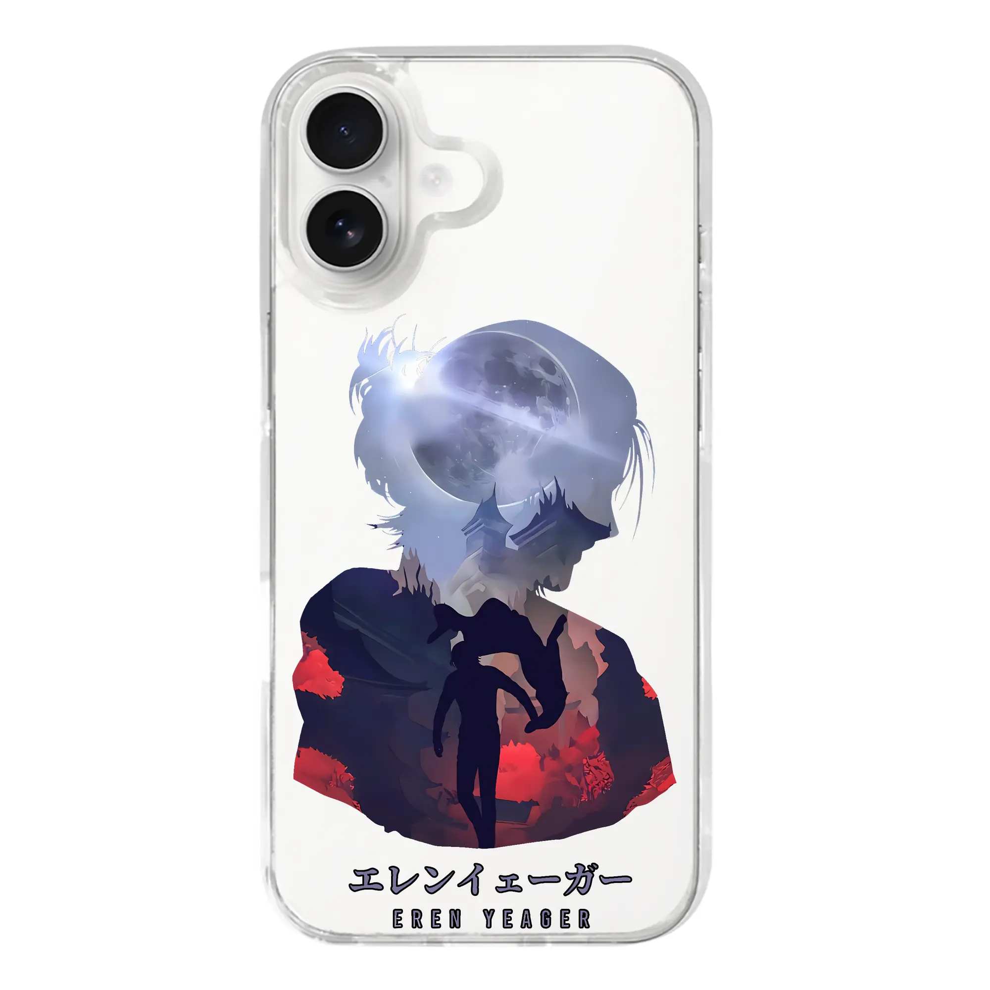 進撃の巨人 グッズ エレン・イェーガー - iPhone 17シリーズ 透明スマホケース – 薄型・耐衝撃・精密フィット保護カバー